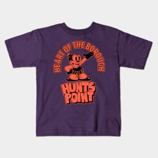 Hunts Point Bronx NYC - Comic-Style Neighborhood Vibe Kids T-Shirt